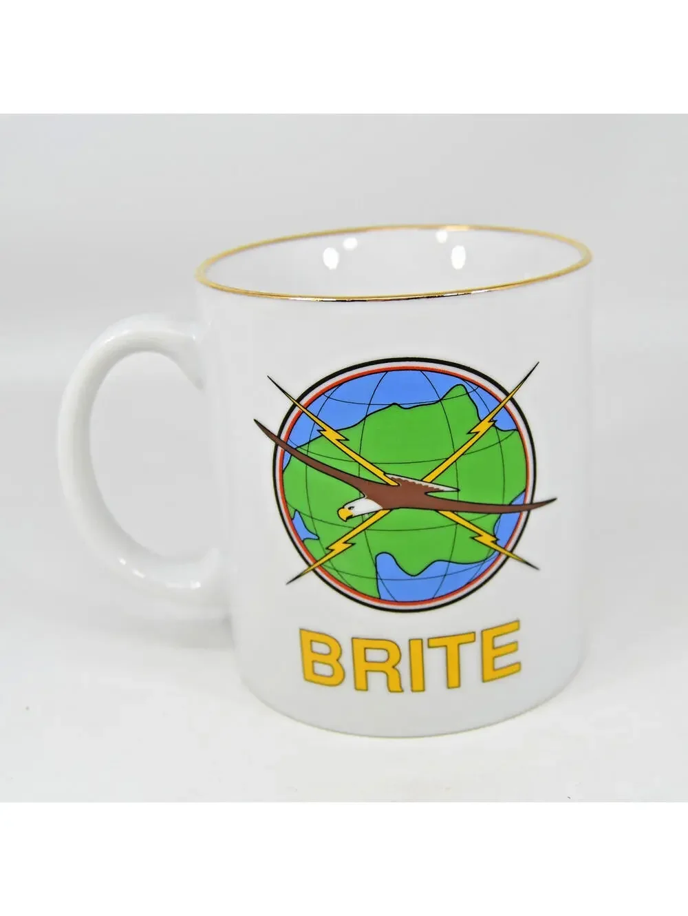 US Air Force BRITE Radar System Air Traffic Control Cold War Coffee Mug USAF